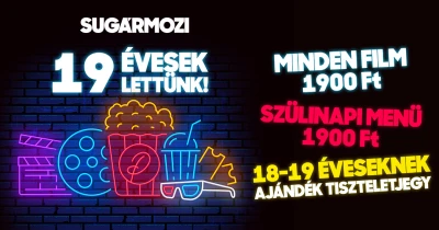 Tizenkilenc éves lesz a Sugár Mozi