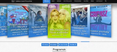 Online jegyfoglalás 11. (Csákányi Mozi, Szentgotthárd)