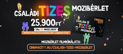 Családi nyári ajánlat a Cinema Citytől
