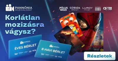 Újra kapható a Pannónia mozibérletcsalád