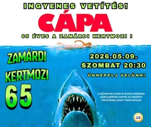 Május elsején kezdi a szezont az idén 65 éves kertmozi