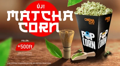 Zöld teás popcorn