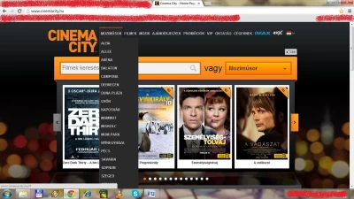 Jegyfoglaló programok 1. (Cinema City)